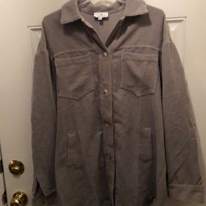 Grey corduroy shirt  Wrong size sent. Never worn